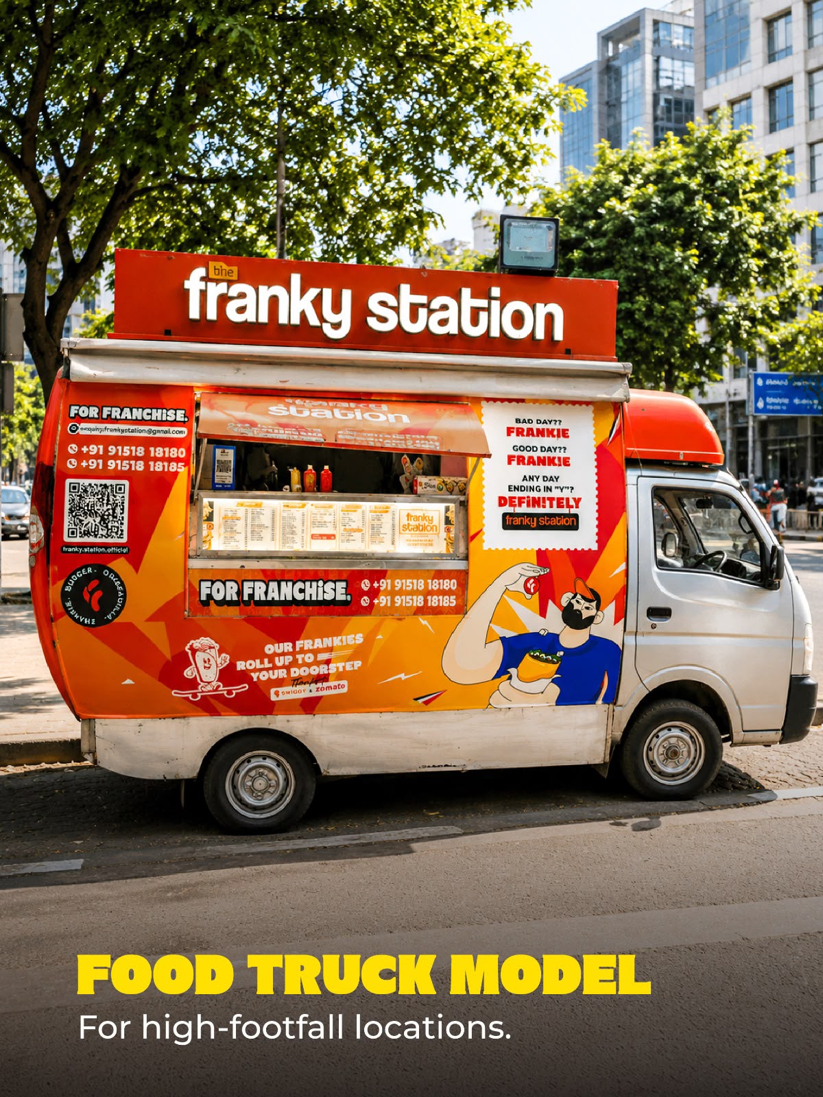 Franky Station food truck model